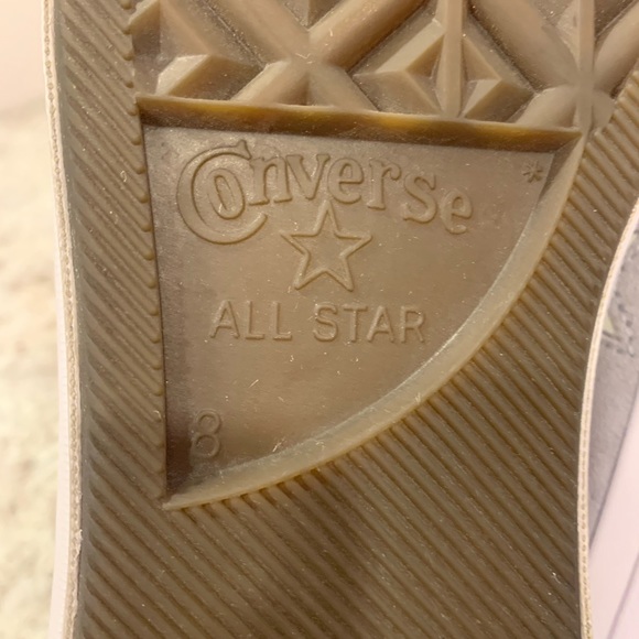 Converse One Star OX Wolf Grey/white/Navy  159733C Unisex W-10/M-8 - Picture 8 of 14